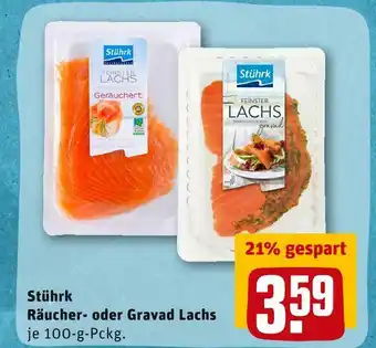 REWE Stührk räucher- oder gravad lachs Angebot