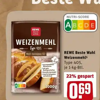 REWE Rewe beste wahl weizenmehl Angebot