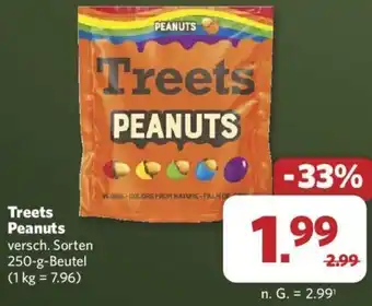 Combi Treets Peanuts Angebot