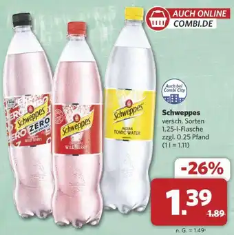 Combi Schweppes Angebot