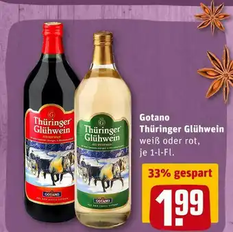 REWE Gotano rot- oder weißwein Angebot