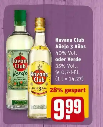 REWE Havana club rum Angebot