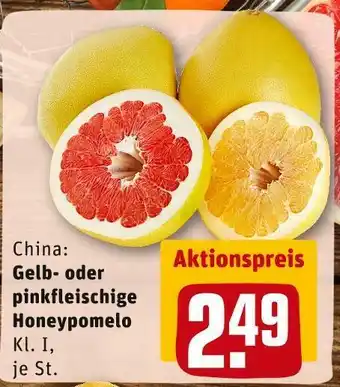 REWE Gelb- oder pinkfleischige honeypomelo Angebot