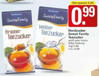 WEZ Nordzucker Sweet Family Teezucker Angebot