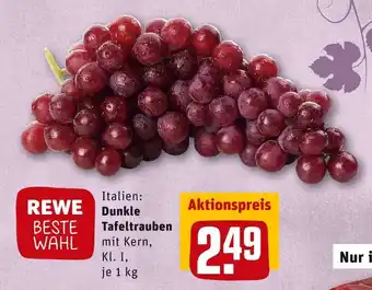 REWE Rewe beste wahl dunkle tafeltrauben Angebot