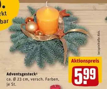 REWE Adventsgesteck Angebot