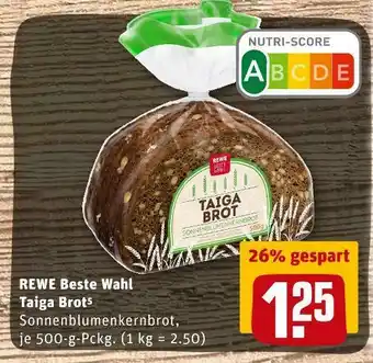 REWE Rewe beste wahl taiga brot Angebot