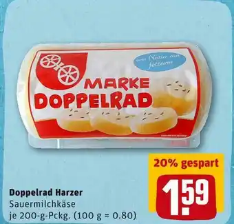 REWE Sauermilchkäse doppelrad harzer Angebot