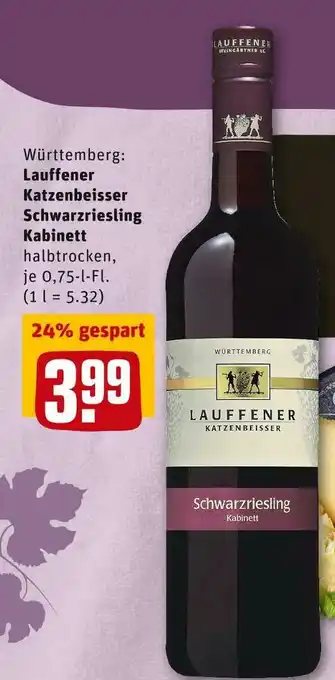 REWE Lauffener rotwein Angebot