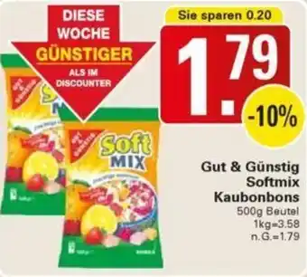 WEZ Gut & Günstig Softmix Kaubonbons Angebot