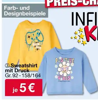 Woolworth Sweatshirt mit Druck Angebot