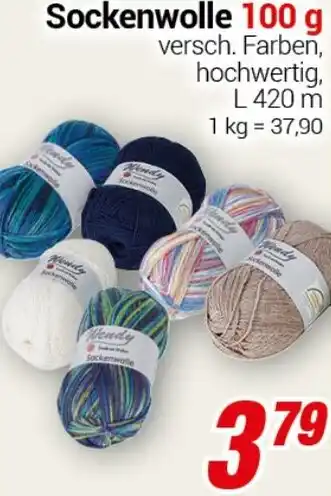 CENTERSHOP Sockenwolle Angebot