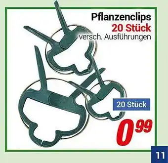 CENTERSHOP Pflanzenclips Angebot