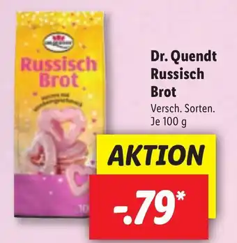 Lidl Dr. Quendt Russisch Brot 100g Angebot