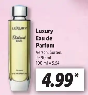 Lidl Luxury Eau de Parfum 90ml Angebot