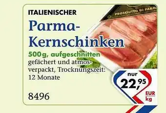 Recke Fleischwaren Italienischer Parma-kernschinken Angebot