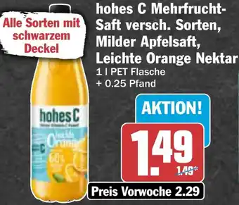 AEZ hohes C Mehrfrucht Saft Angebot