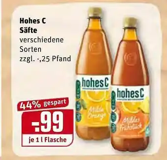 REWE Hohes C Säfte Angebot