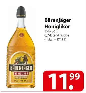 Famila Nord Ost Bärenjäger honiglikör Angebot