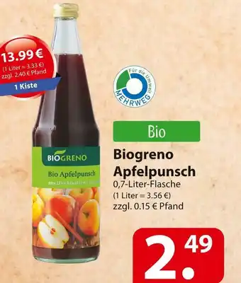 Famila Nord Ost Biogreno apfelpunsch Angebot