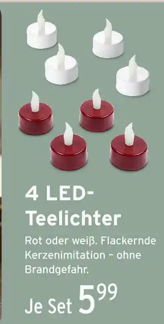 REWE Tchibo led-teelichter Angebot