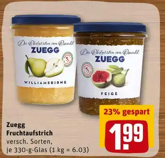 REWE Zuegg fruchtaufstrich Angebot