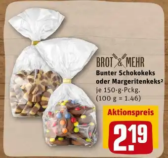 REWE Brot & mehr bunter schokokeks oder margeritenkeks Angebot