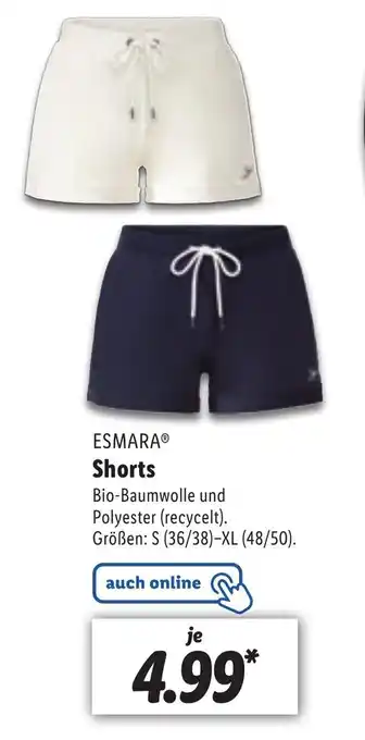 Lidl Esmara Shorts Angebot