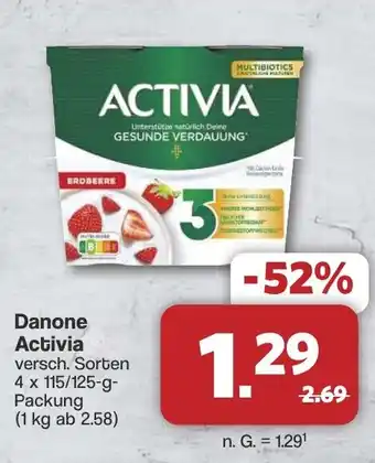 Famila Nord West Danone Activia Angebot