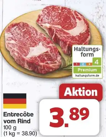 Famila Nord West Entrecôte vom Rind Angebot