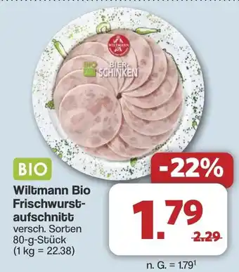 Famila Nord West Wiltmann Bio Frischwurstaufschnitt Angebot