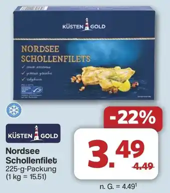 Famila Nord West KÜSTEN GOLD Nordsee Schollenfilet Angebot