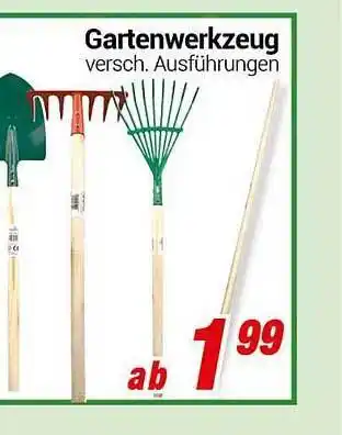 CENTERSHOP Gartenwerkzeug Angebot