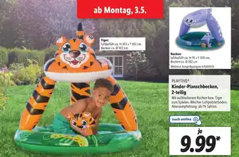 Lidl Playtive Kinder Planschbecken, 2-teilig Angebot