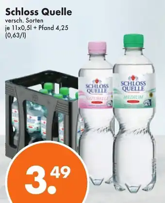 Trink und Spare Schloss Quelle 11x0,5L Angebot