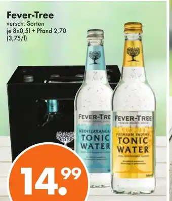 Trink und Spare Fever Tree 8x0,5L Angebot