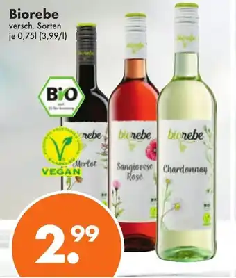 Trink und Spare Biorebe 0,75L Angebot