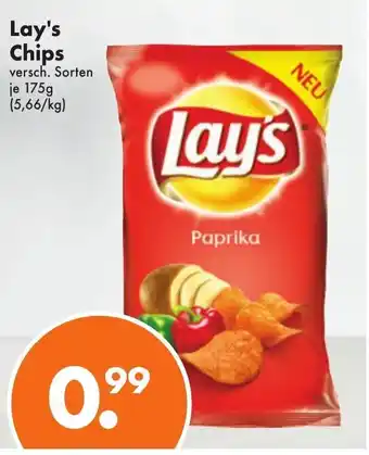 Trink und Spare Lay's Chips 175g Angebot