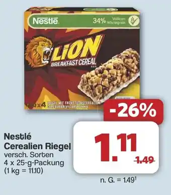 Famila Nord West Nestlé Cerealien Riegel Angebot