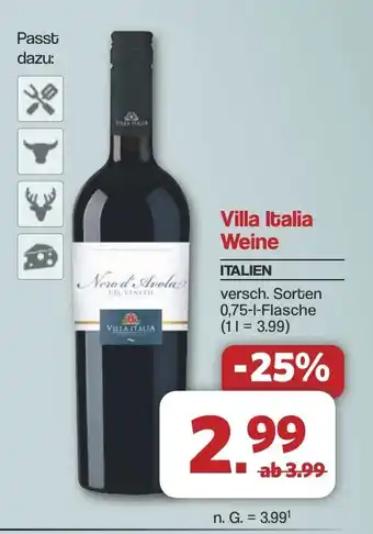 Famila Nord West Villa Italia Weine Angebot