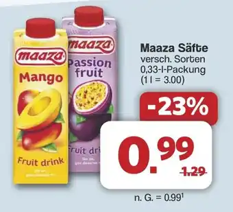 Famila Nord West Maaza Säfte Angebot