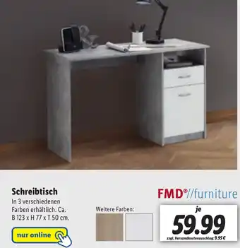 Lidl FMD//furniture Schreibtisch Angebot