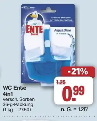 Famila Nord West WC Ente 4in1 Angebot