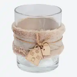 NKD Teelichthalter mit Filzband, ca. 10x10x12cm Angebot