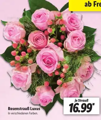 Lidl Rosenstrauß Luxus Angebot