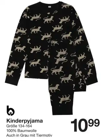 Zeeman Kinderpyjama Angebot