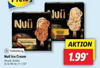 Lidl Nuii Ice Cream 3x90ml Angebot