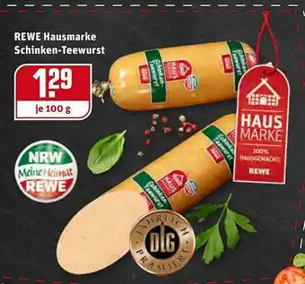 REWE Rewe Hausmarke Schinken-teewurst Angebot