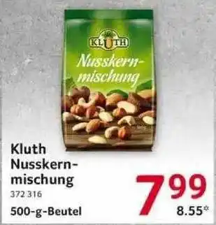 Selgros Kluth Nusskernmischung Angebot