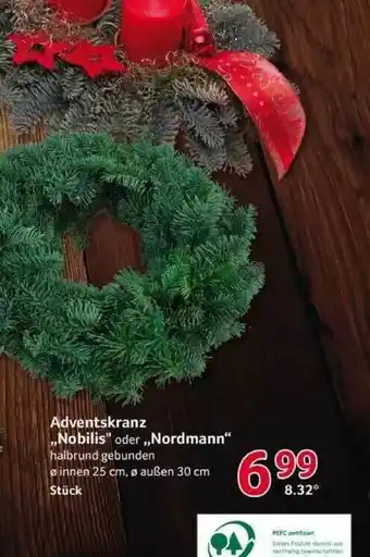 Selgros Adventskranz Nobilis Oder Nordmann Angebot